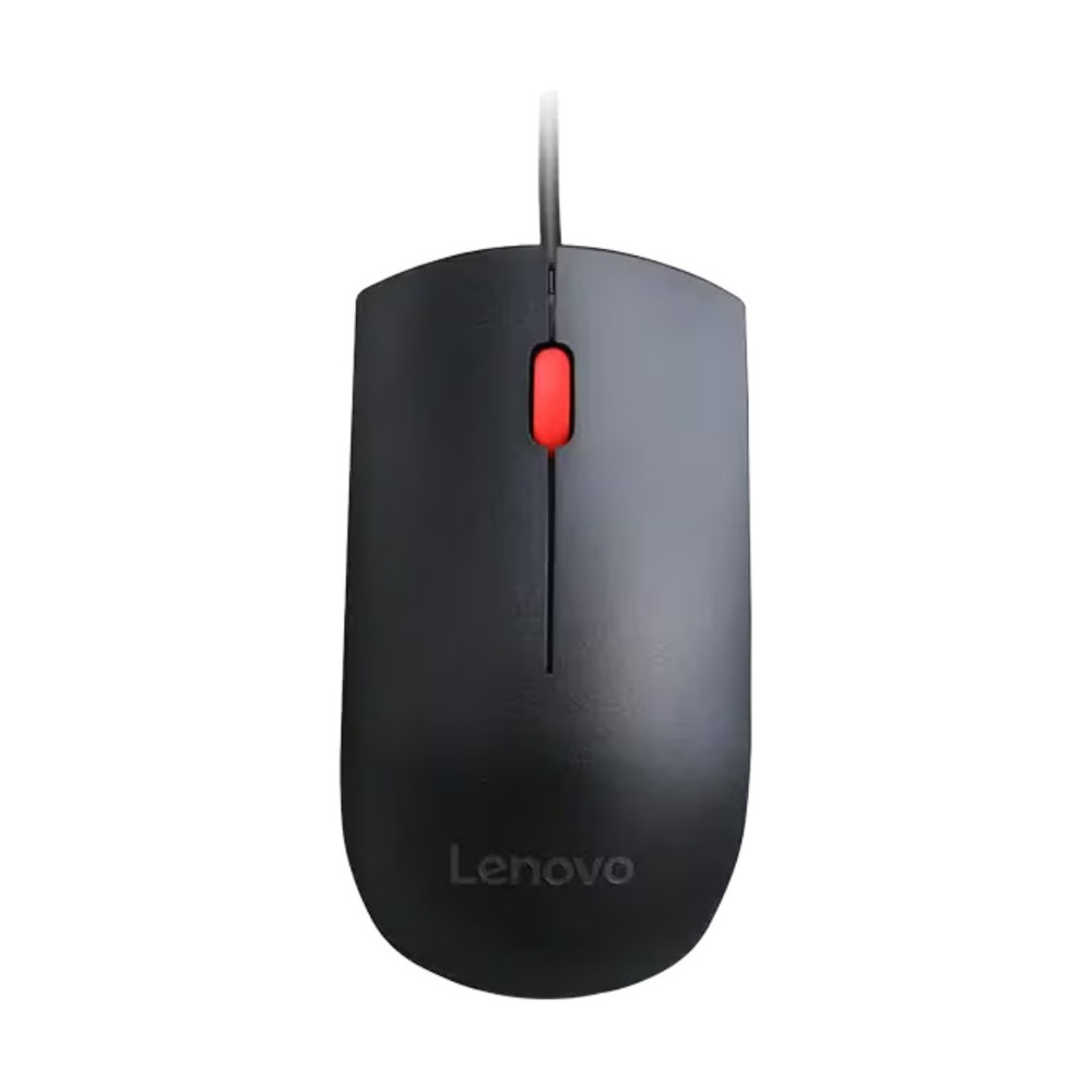 Mouse Alámbrico Lenovo Essential Color Negro Mouse Alámbrico Lenovo Essential Color Negro