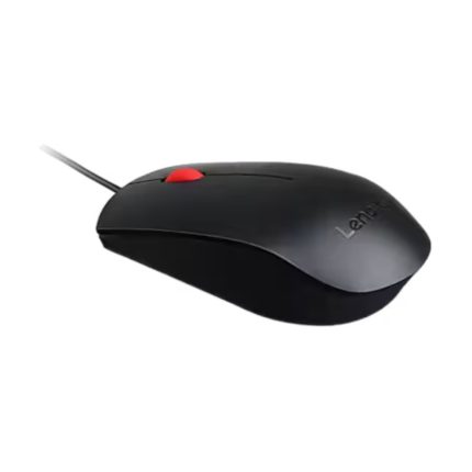 Mouse Alámbrico Lenovo Essential Color Negro