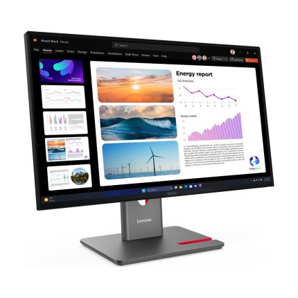 Monitor Lenovo ThinkVision P24Q-40, 23,8" WLED / Full HD (2560 x 1440)/ 120Hz/ USB B x 1/ USB C x 1 /USB A x 3 / HDMI x 1 / DisplayPort x 2 / Altura ajustable / VESA / 3 años Gtia.