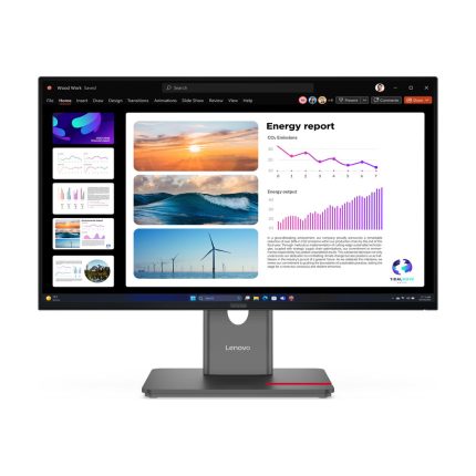 Monitor Lenovo ThinkVision P24Q-40, 23,8" WLED / Full HD (2560 x 1440)/ 120Hz/ USB B x 1/ USB C x 1 /USB A x 3 / HDMI x 1 / DisplayPort x 2 / Altura ajustable / VESA / 3 años Gtia.