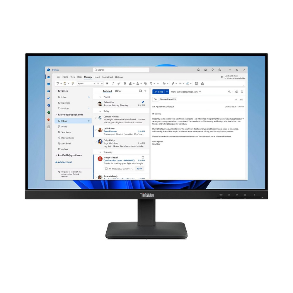 Monitor Lenovo ThinkVision S24-4e 23.8" FHD Monitor Lenovo ThinkVision S24-4e 23.8" FHD