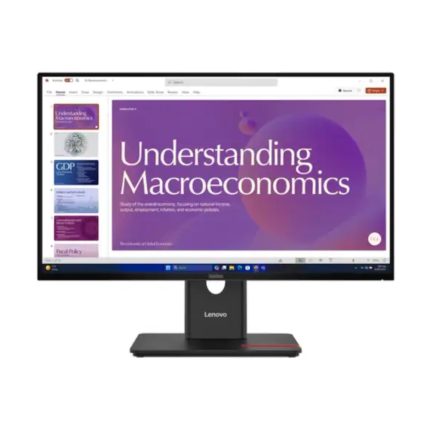 Monitor Lenovo ThinkVision T24D-40, 23,8" LED / Full HD (1920 x 1080)/ 120Hz / IPS / Docking USB x 3 / HDMI x 1 / DisplayPort x 2 / USB C x 1 / Altura ajustable / VESA / 3 años Gtia.