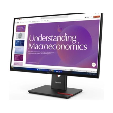 Monitor Lenovo ThinkVision T24D-40, 23,8" LED / Full HD (1920 x 1080)/ 120Hz / IPS / Docking USB x 3 / HDMI x 1 / DisplayPort x 2 / USB C x 1 / Altura ajustable / VESA / 3 años Gtia.
