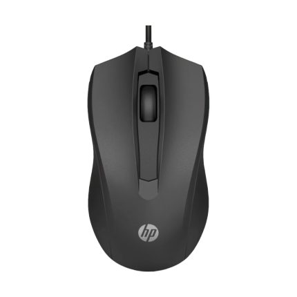 Mouse Alámbrico HP 100 Color Negro