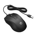 Mouse Alámbrico HP 100 Color Negro