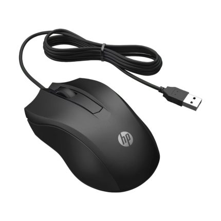 Mouse Alámbrico HP 100 Color Negro