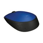 MOUSE M170 Logitech Inalámbrico Receptor USB Compatible Win-Mac Duración Batería Hasta 12 Meses Garantía 1Año-AZUL