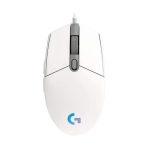 Mouse Alámbrico Gamer Logitech G203 Color Blanco
