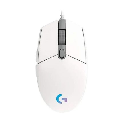 Mouse Alámbrico Gamer Logitech G203 Color Blanco