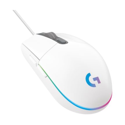 Mouse Alámbrico Gamer Logitech G203 Color Blanco