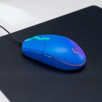 Mouse Alámbrico Gamer Logitech G203 Color Azul