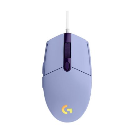 Mouse Alámbrico Gamer Logitech G203 Color Lila
