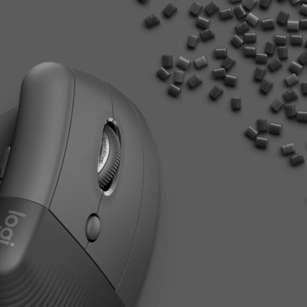 Mouse Inalámbrico Ergonómico Logitech Lift Color Grafito