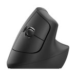Mouse Inalámbrico Ergonómico Logitech Lift Color Grafito