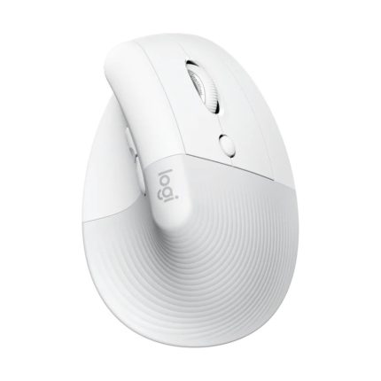 Mouse Inalámbrico Ergonómico Logitech Lift Color Blanco
