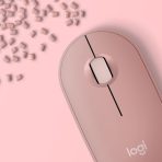 Mouse Inalámbrico Logitech Pebble 2 M350s Color Rosa