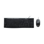 Combo teclado mouse Logitech MK200 Español Negro