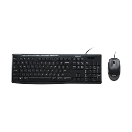 Combo teclado mouse Logitech MK200 Español Negro