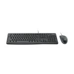 Combo Teclado + Mouse Alámbricos Logitech MK120 Color Negro