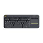 Teclado Inalámbrico Logitech K400 Plus Color Negro con Touchpad