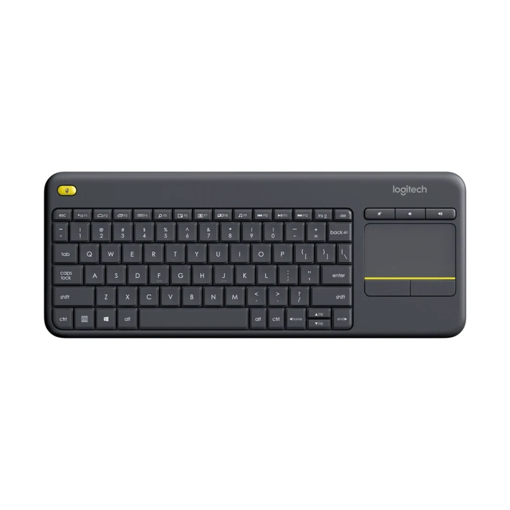 Teclado Inalámbrico Logitech K400 Plus Color Negro con Touchpad Teclado Inalámbrico Logitech K400 Plus Color Negro con Touchpad