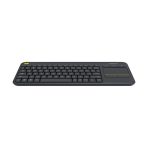 Teclado Inalámbrico Logitech K400 Plus Color Negro con Touchpad