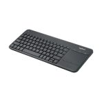 Teclado Inalámbrico Logitech K400 Plus Color Negro con Touchpad