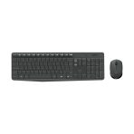 Combo Teclado + Mouse Inalámbricos Logitech MK235 Color Gris