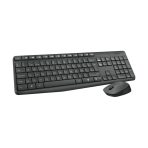 Combo Teclado + Mouse Inalámbricos Logitech MK235 Color Gris
