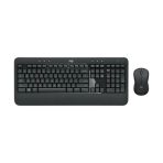 Combo Teclado + Mouse Inalámbricos Logitech MK540 Advanced Color Negro