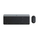 Combo Teclado + Mouse Inalámbricos Logitech MK470 Slim Color Grafito