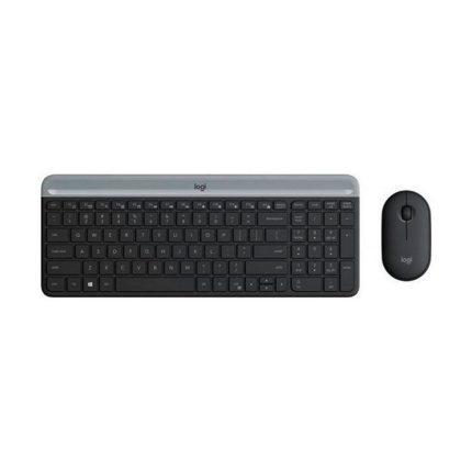 Combo Teclado + Mouse Inalámbricos Logitech MK470 Slim Color Grafito