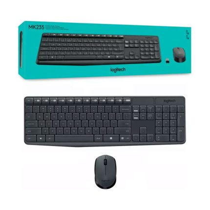 Combo Teclado + Mouse Inalámbricos Logitech MK295 Silent Color Grafito