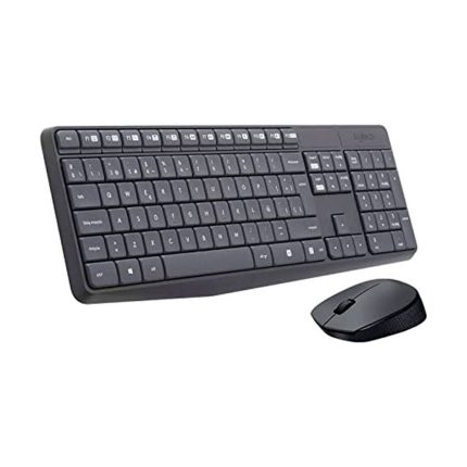 Combo Teclado + Mouse Inalámbricos Logitech MK295 Silent Color Grafito