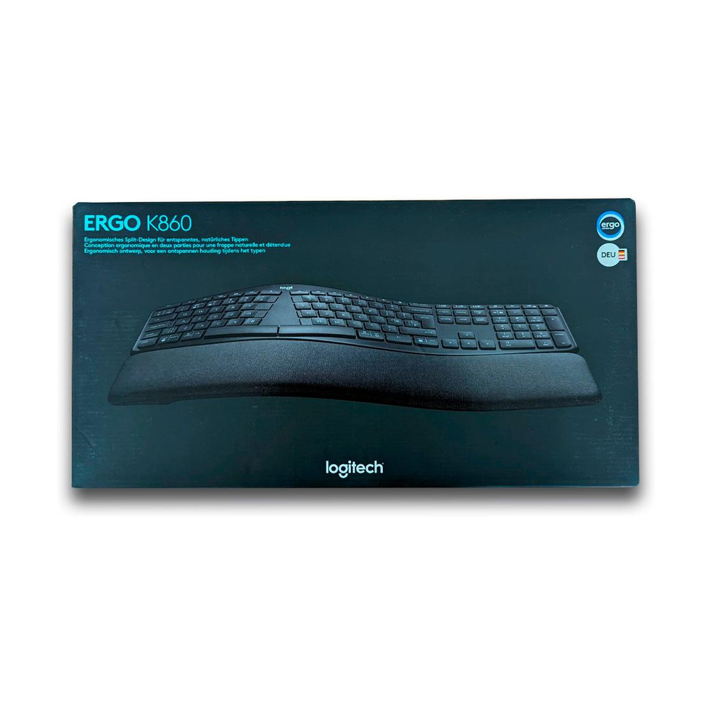 Teclado Inalámbrico Ergonómico Logitech Ergo K860 Color Grafito Teclado Inalámbrico Ergonómico Logitech Ergo K860 Color Grafito