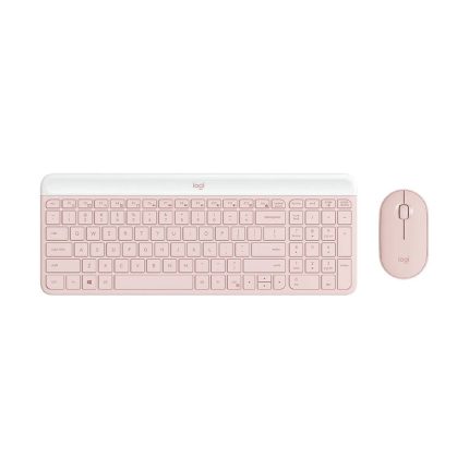 Combo Teclado + Mouse Inalámbricos Logitech MK470 Color Rosa