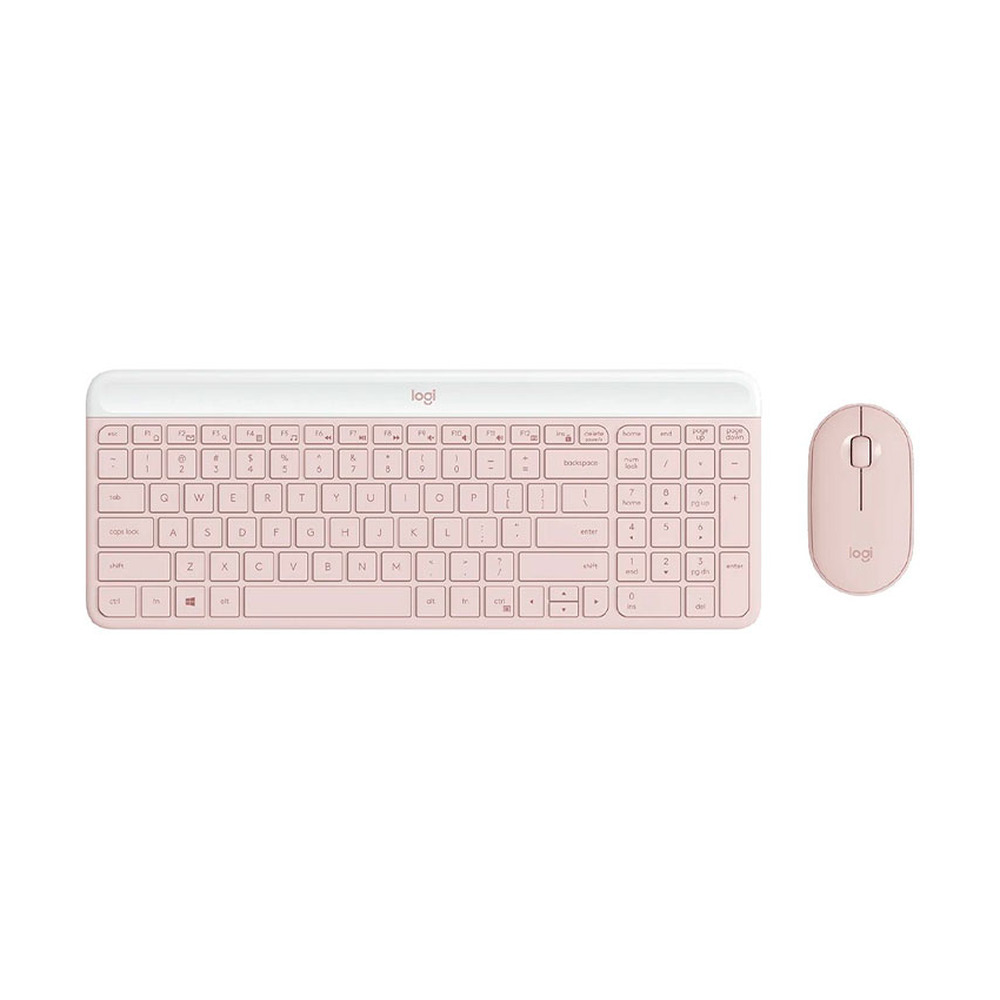 Combo Teclado + Mouse Inalámbricos Logitech MK470 Color Rosa Combo Teclado + Mouse Inalámbricos Logitech MK470 Color Rosa