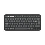 Teclado Inalámbrico Logitech Pebble Keys 2 K380s Color Grafito