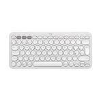 Teclado Inalámbrico Logitech Pebble Keys 2 K380s Color Blanco