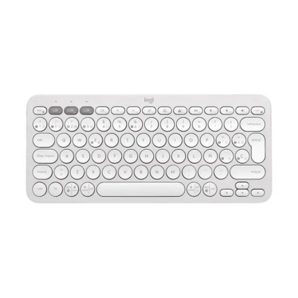 Teclado Inalámbrico Logitech Pebble Keys 2 K380s Color Blanco