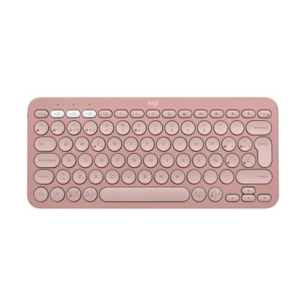 Teclado Inalámbrico Logitech Pebble Keys 2 K380s Color Rosa