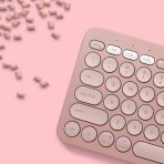 Teclado Inalámbrico Logitech Pebble Keys 2 K380s Color Rosa