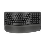 Teclado Inalámbrico Ergonómico Logitech Wave Keys Color Grafito