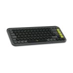 Combo Teclado + Mouse Inalámbricos Logitech POP Icon Color Grafito y Verde