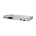 Switch S220S-24P4JX Comunicación de datos, S220S-24P4JX, (24 puertos 10/100/1000BASE-T (PoE+ de 400 W), 2 puertos SFP+ 10GE, 2 puertos SFP 2.5GE, alimentación de CA integrada)