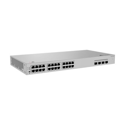 Switch S220S-24P4JX Comunicación de datos, S220S-24P4JX, (24 puertos 10/100/1000BASE-T (PoE+ de 400 W), 2 puertos SFP+ 10GE, 2 puertos SFP 2.5GE, alimentación de CA integrada)