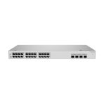 Switch S220S-24P4JX Comunicación de datos, S220S-24P4JX, (24 puertos 10/100/1000BASE-T (PoE+ de 400 W), 2 puertos SFP+ 10GE, 2 puertos SFP 2.5GE, alimentación de CA integrada)
