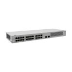 Switch S210-24T2J Datacom -S210-24T2J (24 puertos Ethernet 10/100/1000BASE-T, 2 puertos SFP de 2,5 G, fuente de alimentación de CA integrada, sin ventilador) -Nota adicional: (Distribución, conjunto Nota: El cable de alimentación se entrega por separado)