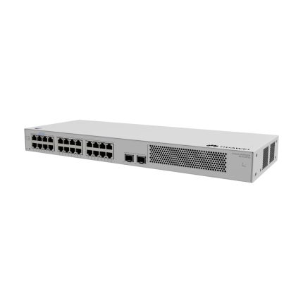 Switch S210-24T2J Datacom -S210-24T2J (24 puertos Ethernet 10/100/1000BASE-T, 2 puertos SFP de 2,5 G, fuente de alimentación de CA integrada, sin ventilador) -Nota adicional: (Distribución, conjunto Nota: El cable de alimentación se entrega por separado)