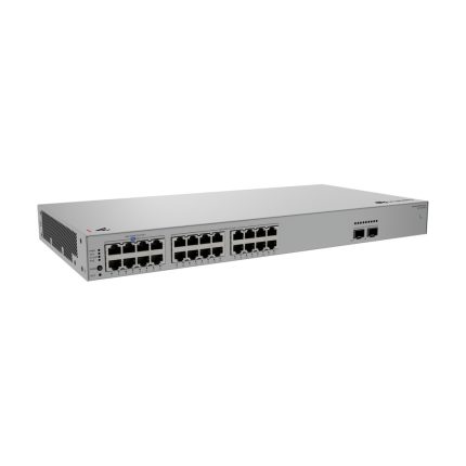 Switch S210-24P2J atacom S210-24P2J (24 puertos Ethernet 10/100/1000BASE-T (PoE+ de 400 W), 2 SFP de 2,5 G, PoE de 400 W, fuente de alimentación de CA integrada) - (Modelo de distribución, conjunto. Nota: Los cables de alimentación se suministran adicionalmente).